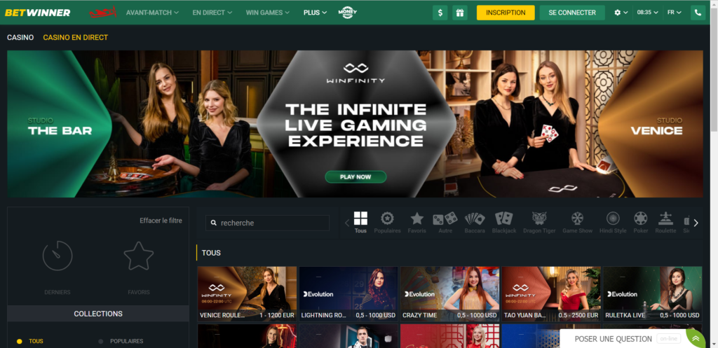 betwinner casino