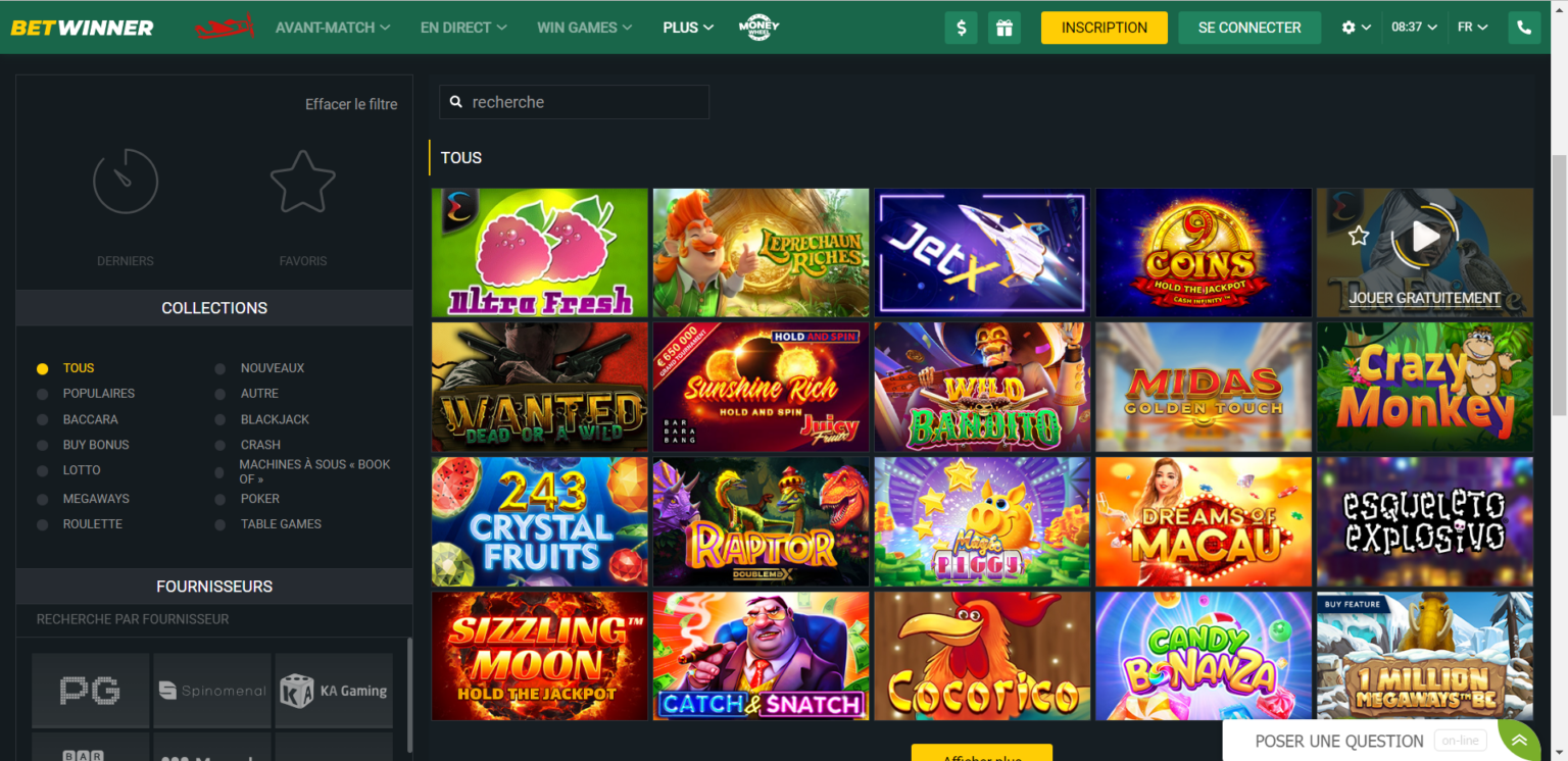 Betwinner Jeux: Votre Guide Complet Pour Les Paris Sportifs Et Les Casinos