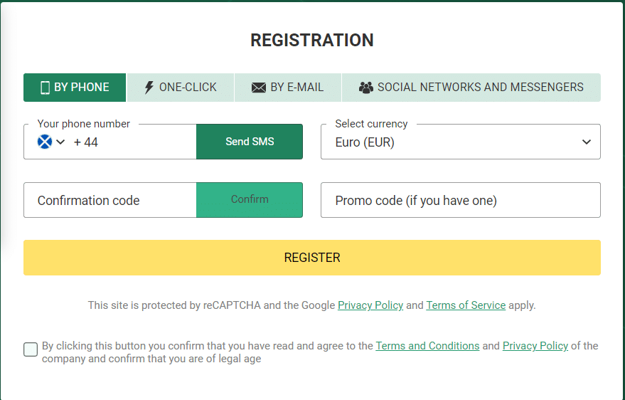 betwinner registration